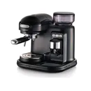 Ariete 1318 Moderna Espresso czarny / Ekspres dźwigniowy do kawy / 1080 W / 0,7 l / 15 barów / młynek