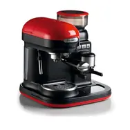 Ariete 1318 Moderna Espresso czerwony / Ekspres dźwigniowy / 1080 W / 0,7 l / 15 bar / młynek