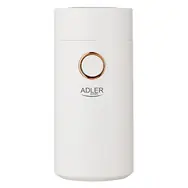 Adler AD 4446wg biały / Młynek do kawy / pojemnik 75g / 150 W 
