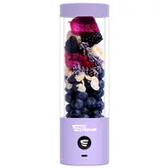 FitStream Pro Purple / Przenośny blender / Bateria 7,4 W / 0,38 l / 2000 mAh