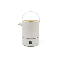 Bredemeijer Umea Czajnik z podgrzewaczem biały / 1,2 l / ceramiczny