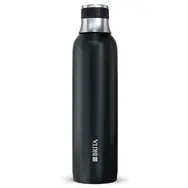 Brita Mała butelka ze stali nierdzewnej czarna / do urządzenia do napojów gazowanych sodaTRIO / 0,65 l