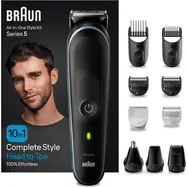 Bez opakowania - Braun MGK5445 Series 5 / Trymer / całe ciało / 0,5-21 mm / czas pracy do 100 min / bez opakowania