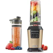 Sencor SBL 7077CH chromowany / blender do smoothie / 800 W / 2 x 600 ml