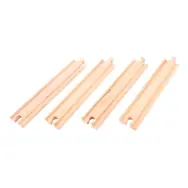 Bigjigs Rail Długie proste szyny 21cm 4 szt. / od 3 lat