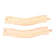 Bigjigs Rail Curved Tracks 22cm 2szt / od 3 lat
