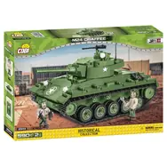 Cobi 2543 M24 Chaffee WW II / 590 części / 2 figurki / od 6 lat