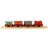 Bigjigs Rail Pociąg pasażerski + 3 tory / od 3 lat