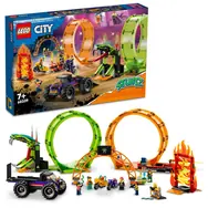 LEGO® City 60339 Podwójna pętla kaskaderska / Liczba elementów: 598 / od 7 lat