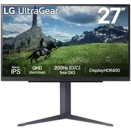 Bez opakowania - 27" LG UltraGear 27GS85Q-B czarny / IPS / 2560 x 1440 / 16:9 / 1000:1 / 400dc-m2 / HDMI i DP / USB / VESA / bez opakowania