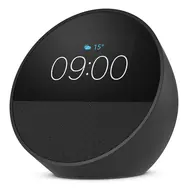 Amazon Echo Spot 2024 czarny / Inteligentny budzik ze sztuczną inteligencją Alexa / Wi-Fi / BT / Jack