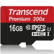 Transcend Micro SDHC 16 GB (UHS-1) / Micro SDHC / 16 GB / klasa 10 UHS-1