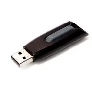 Verbatim Store 'n' Go V3 16 GB czarno-szary / Dysk flash / USB 3.0 / odczyt: 60 MB/s / zapis: 12 MB/s / wyprzedaż