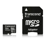 Karta Transcend Ultimate Micro SDHC 16 GB klasy 10 UHS-I + adapter