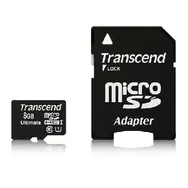Karta Transcend Micro SDHC 8 GB klasy 10 UHS-I + adapter