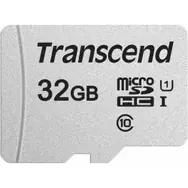 Transcend 300S 32 GB / Micro SDHC / UHS-I U1 / klasa 10 / R: 95 MB/s / W: 25 MB/s / + adapter SD