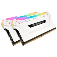 Corsair Vengeance RGB Pro 32 GB (2x16 GB) 2666 MHz biały / DDR4 / PC4-21300 / CL16-18-18-35 / 1,2 V / XMP2.0