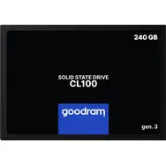 Goodram CL100 Gen. 3 240GB / 2.5" / SATA III / 3D-NAND TLC / R: 520MBs / Sz: 400MBs 