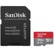 SanDisk Ultra microSDXC 512 GB + adapter / klasa 10 / UHS-I / odczyt: do 150 MB