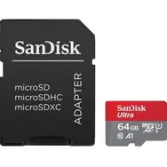 SanDisk Ultra microSDXC 64GB + adapter / Klasa 10 / UHS-I / odczyt: do 140MB / wyprzedaż