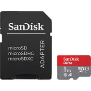 SanDisk Ultra microSDXC 1 TB + adapter / klasa 10 / UHS-I / odczyt: do 150 MB