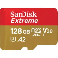 SanDisk Extreme microSDXC 128 GB / klasa 10 / UHS-I / odczyt: do 190 MB