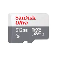 SanDisk Ultra microSDXC 512 GB / klasa 10 / UHS-I / odczyt: do 100 MB