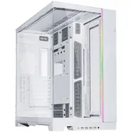Lian Li O11 Dynamic EVO XL Big-Tower biały / E-ATX / 4X USB 3.0 + 1x USB 3.1 C / Bez źródła zasilania / strona przezroczysta