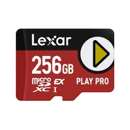 Karta Lexar PLAY PRO microSDXC Express Card 256 GB / odczyt: 900 MBps / zapis: 600 MBps / V30