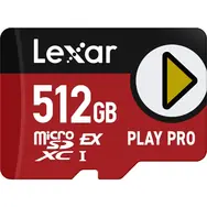 Karta Lexar PLAY PRO microSDXC Express Card 512 GB / odczyt: 900 MBps / zapis: 600 MBps / V30