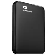 Bez pudełka - WD Elements Portable 2TB / HDD / 2,5" / NTFS / USB 3.0 / Czarny / 2 lata / bez pudełka