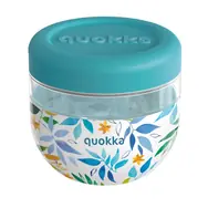 Quokka Bubble Food Jar 770 ml Akwarela Liście / Pojemnik na żywność / plastik