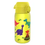 ion8 Szczelna butelka dla dzieci Dinozaur żółta 350 ml