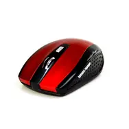 Media-Tech RATON PRO czerwona / bezprzewodowa mysz optyczna / 1200 CPI / 2,4 GHz / 5 tl. + koło / 2x AAA