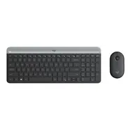 Logitech Slim Wireless Combo MK470 US czarny / zestaw bezprzewodowej klawiatury i myszy / wersja amerykańska