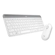 Logitech Slim Wireless Combo MK470 DE biały / zestaw klawiatura i mysz bezprzewodowa / wersja DE