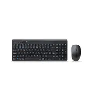 Zestaw Rapoo 8050T Multi-mode czarny / bezprzewodowa klawiatura i mysz / 2,4 GHz / wersja BT 3.0 i 4.0 / CZ
