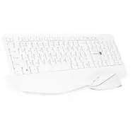 Connect IT CKM-7804-CS Combo biały / Bezprzewodowa klawiatura + mysz / 1x AAA + 1x AA bez baterii / CZ + układ SK