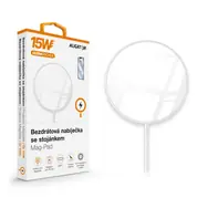 Aligator Mag-Pad 15W biały / Ładowarka bezprzewodowa / Obsługa Qi / MagSafe