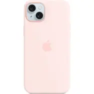 Sprzedam silikonowe etui Apple z MagSafe do iPhone'a 15 PLUS w kolorze jasnoróżowym