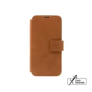 FIXED Skórzane etui typu ProFit Book do Apple iPhone 15 Pro w kolorze brązowym