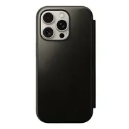 Etui Nomad Modern Leather Folio do Apple iPhone 16 Pro zielone chromowane