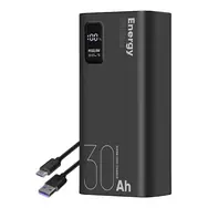 Obal:Me EnergyPulse Powerbank 30000mAh 22,5W czarny