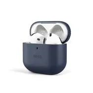 Etui skórzane Epico do AirPods 4/4 (ANC)/5 - niebieskie