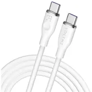 Kabel VOLTME Powerlink Moss Series CTC USB-C(M) 5A/100W 1,8m biały / 2x USB-C(M)