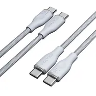 Kabel VOLTME Powerlink Rugg Series CTC USB-C(M) 3A/60W 1m szary / 2x USB-C(M)