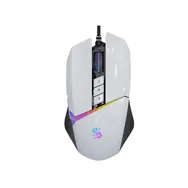 A4Tech Bloody Mouse W60 Max Activated biała / Mysz gamingowa / 12000DPI / 8 przycisków / USB / 1,8 m