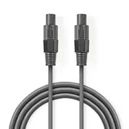 Kabel głośnikowy Nedis Głośnik (M) - Głośnik (M) 5,00 m ciemnoszary 