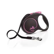 Flexi Black Design L 5m/50kg różowy / Smycz
