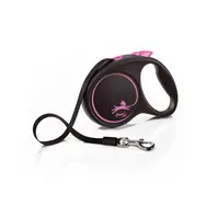 Flexi Black Design M 5m/25kg różowy / Smycz